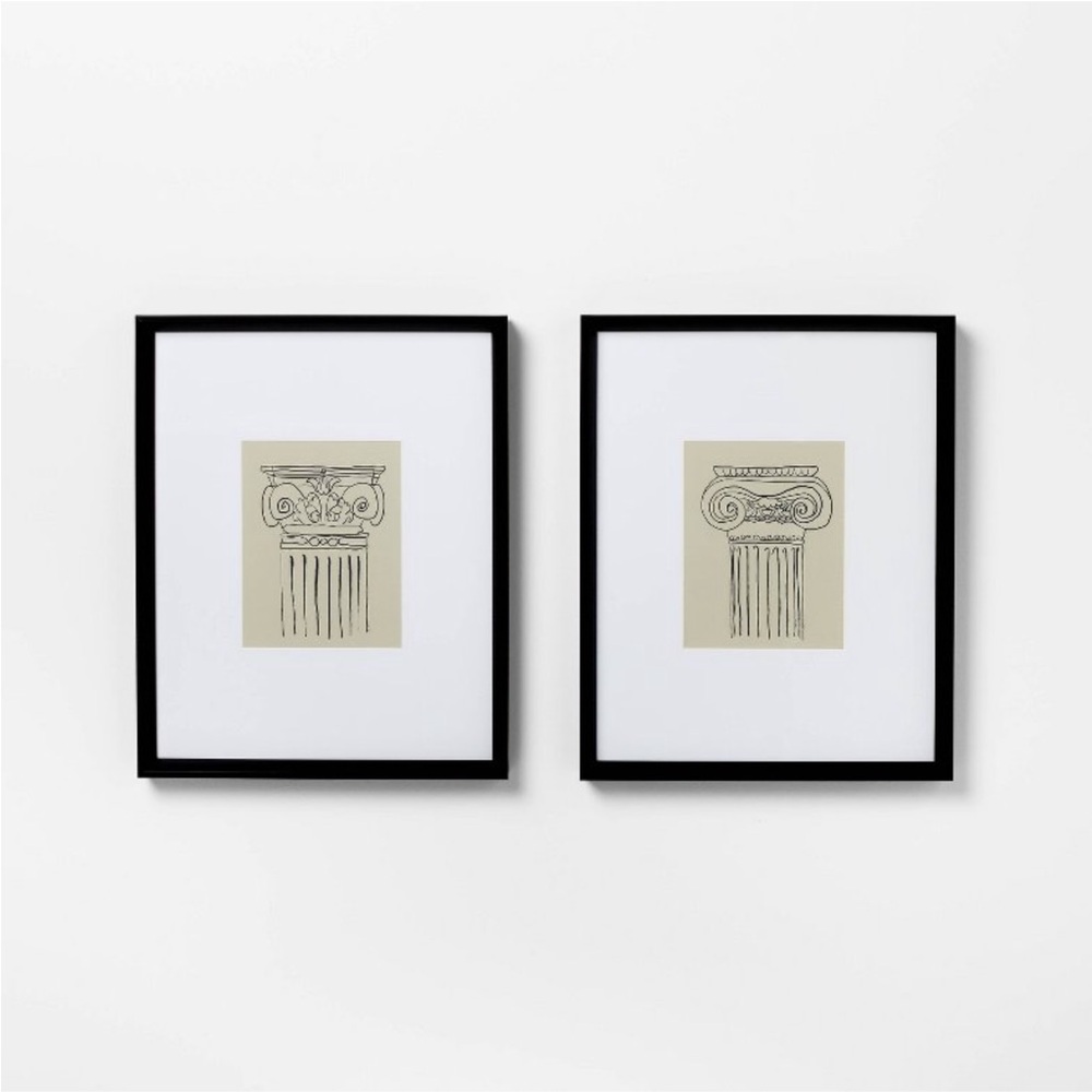 (Set of 2) 16"x20" Architecture Framed Art -Threshold designed with Studio
McGee